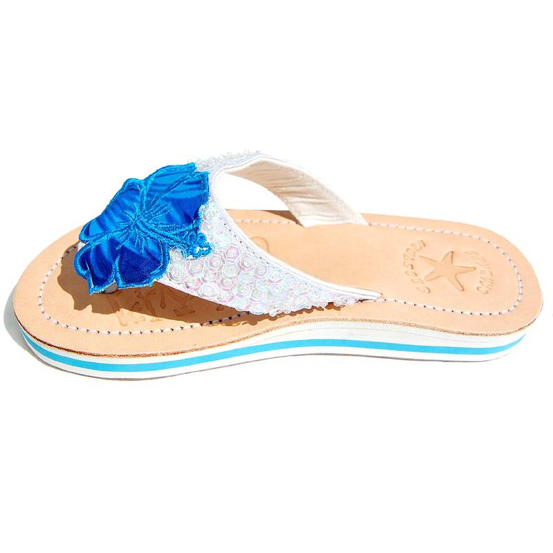Seestern Sportswear SEESTERN Damen Leder Zehentrenner Zehensandale Zehensteg Sandalen in Gr.36-41 /2123 Schlussverkauf