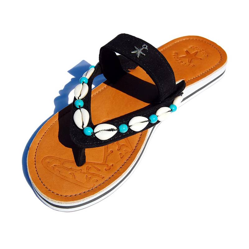 Seestern Sportswear SEESTERN Damen Leder Zehentrenner Zehensandale Zehensteg Sandalen in Gr.36-44 /2322 Fabrikverkauf