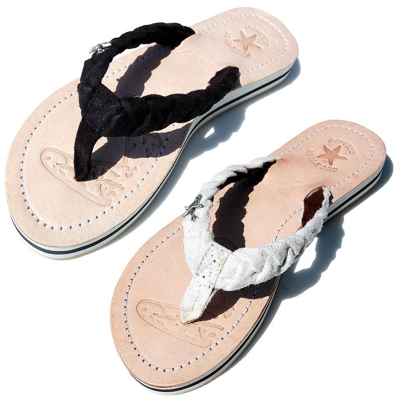 Seestern Sportswear SEESTERN Damen Leder Zehentrenner Zehensandale Zehensteg Sandalen in Größe 36-44 /2137