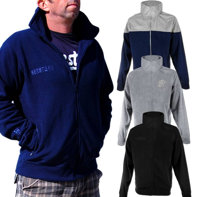 Seestern Sportswear SEESTERN Herren Fleece Jacke mit Stehkragen Pullover Sweater Gr.S-XXL /2149
