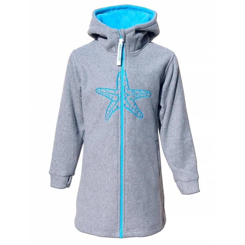 Seestern Sportswear SEESTERN Kinder Kapuzen Fleecejacke Fleecemantel Fleece Sweatjacke 116-164 /2106.gy Outlet
