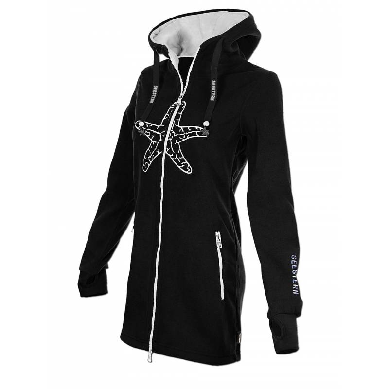 Seestern Sportswear SEESTERN Damen Kapuzen Fleecejacke 2WegeZipper Fleecemantel Fleece Sweatj.XS-4XL /1726 Online