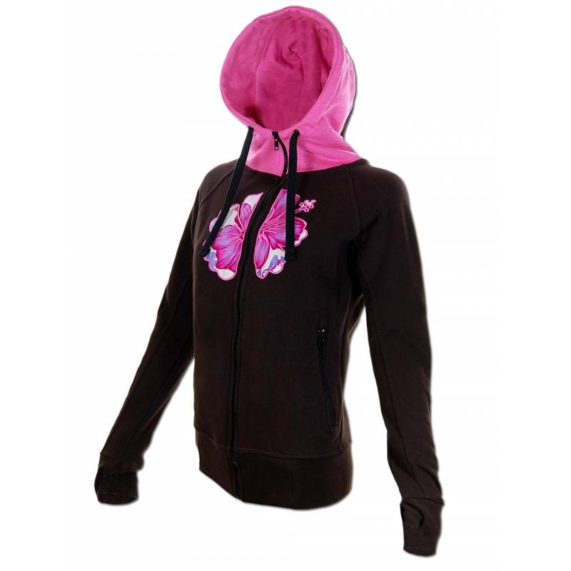 Seestern Sportswear SEESTERN Damen Kapuzen Sweat Shirt Jacke Kapuzen Pullover Hoody Sweater XS - XXL /1123 Fabrikverkauf