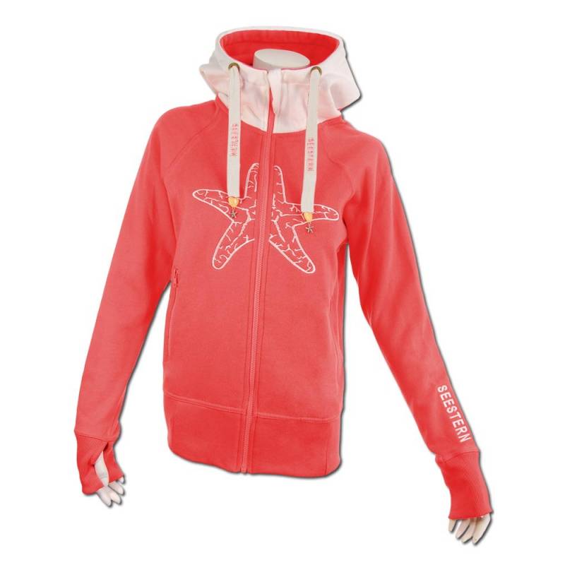 Seestern Sportswear SEESTERN Damen Kapuzen Sweat Shirt Jacke Pullover Zip Hoody Sweater Gr.XS-3XL /1622.sb_ow Blitzverkäufe