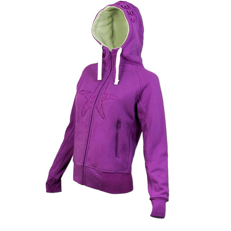 Seestern Sportswear SEESTERN Damen Kapuzen Sweat Shirt Jacke Pullover Zip Hoody Sweater Gr.XS-XXL /1320-1520 Outlet