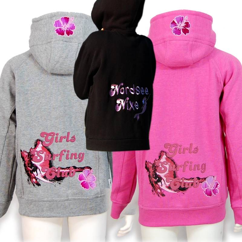 Seestern Sportswear SEESTERN Mädchen Kapuzen Sweat Shirt Jacke Auslaufmodelle Hoody Sweater 104-128 /1009