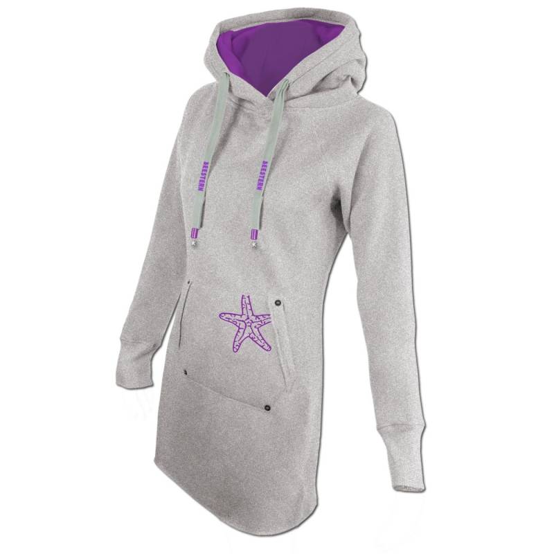 Seestern Sportswear SEESTERN Damen Langes Kapuzen Sweat Shirt Pullover Hoody Sweater Gr.XS-3XL /1525.gy Online