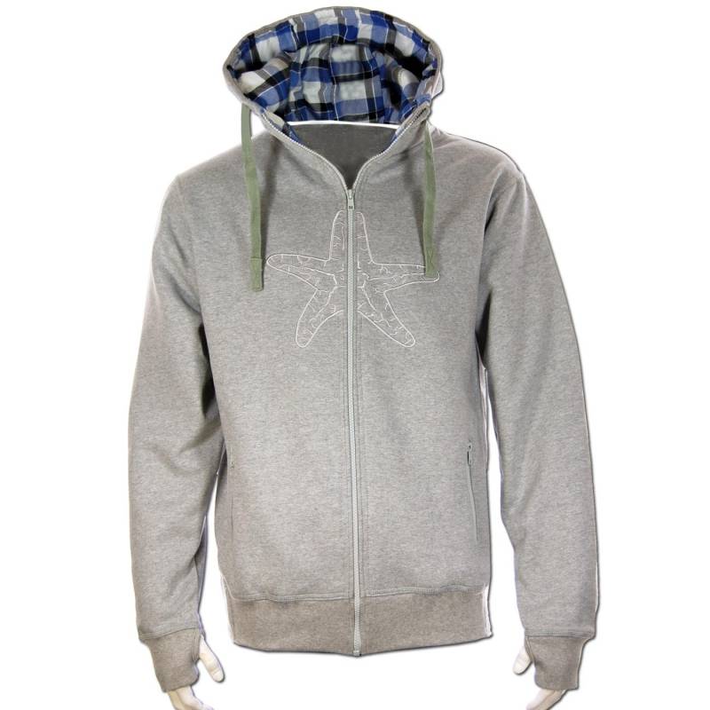 Seestern Sportswear SEESTERN Herren Kapuzen Sweat Shirt Jacke Pullover Zip Hoody Sweater Gr.S - XL /1343 Verkauf