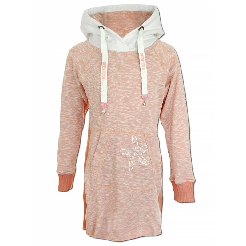 Seestern Sportswear SEESTERN Kinder Langes Kapuzen Sweat Shirt Pullover Hoody Sweater Gr.116-164 /1805.og_wt Angebote