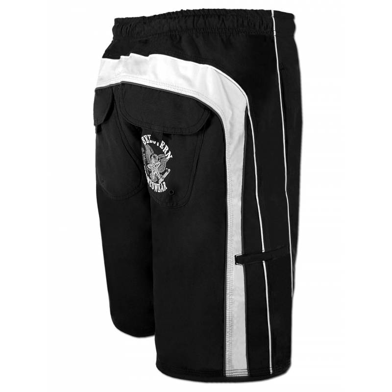 Seestern Sportswear SEESTERN Herren Boardshorts Badeshorts mit Gummizug hinten& Eingrifftaschen XS-3XL /1744 Rabatt