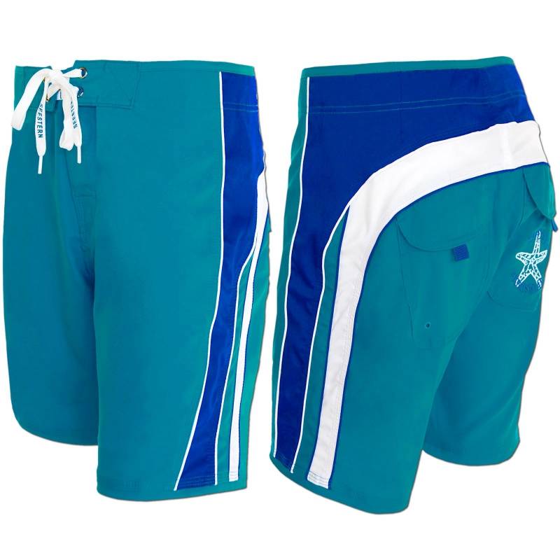 Seestern Sportswear SEESTERN Herren Microstrech Boardshorts Surfshorts Boardshort Badehorts M- XL mittellang 47-49cm /1944.tq
