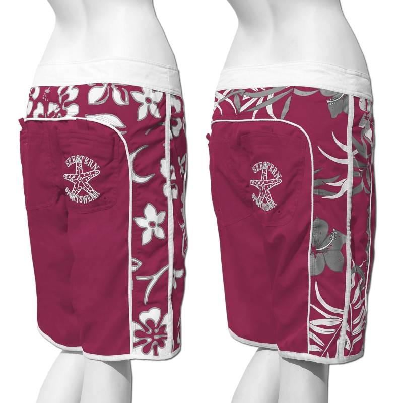 Seestern Sportswear SEESTERN Damen Boardshorts Surfshorts Boardshort Surf Shorts Badehorts XS-4XL /2125
