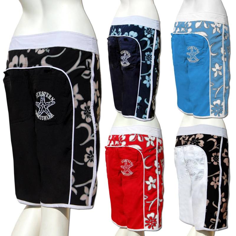 Seestern Sportswear SEESTERN Damen Microstrech Boardshorts Surfshorts Boardshort Badehorts XS-4XL /2124