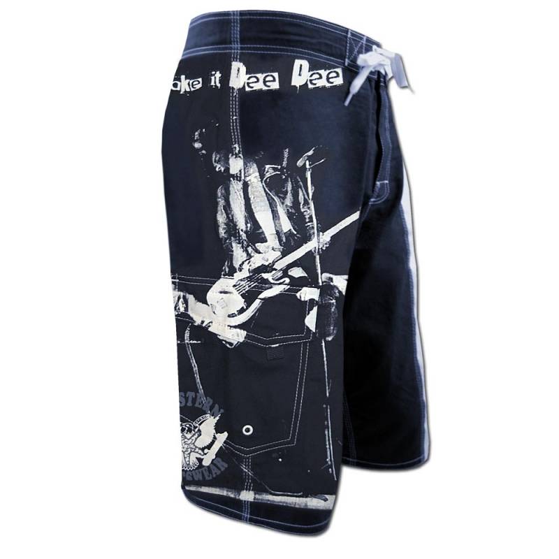 Seestern Sportswear SEESTERN Herren Baumwoll Walk Shorts Ramones Print XS-2XL Chlorwasser ungeeignet Verkauf