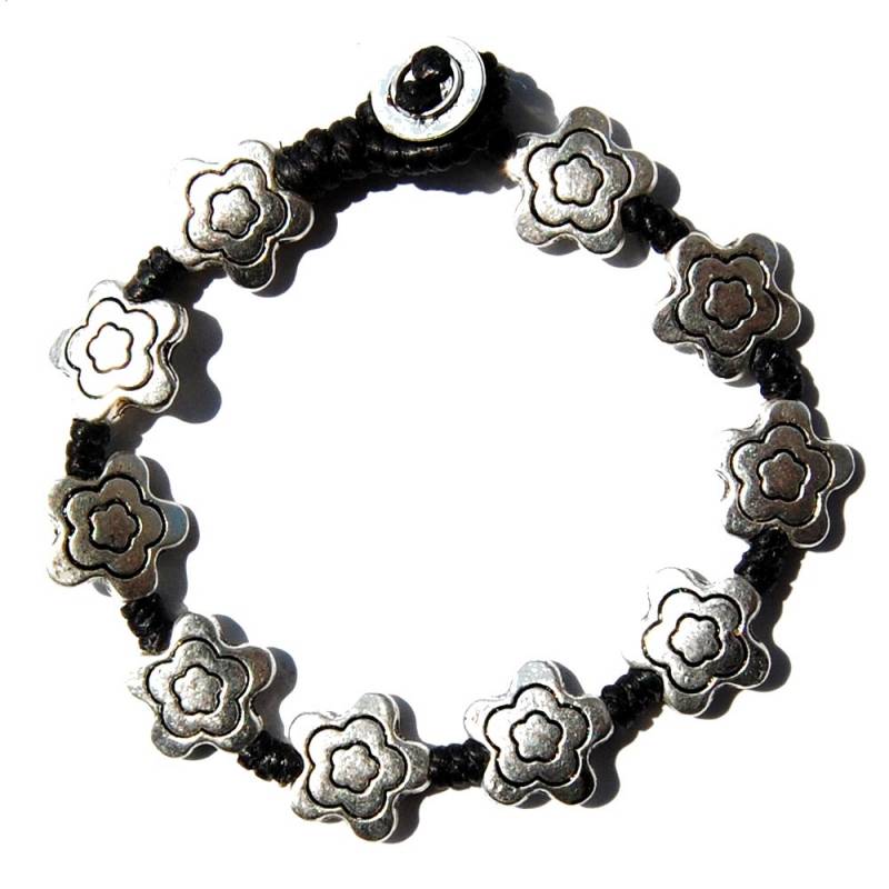 Seestern Sportswear Seestern Armband Modeschmuck nickelfreies Metal auf geflochtenem Viscose Band /1205