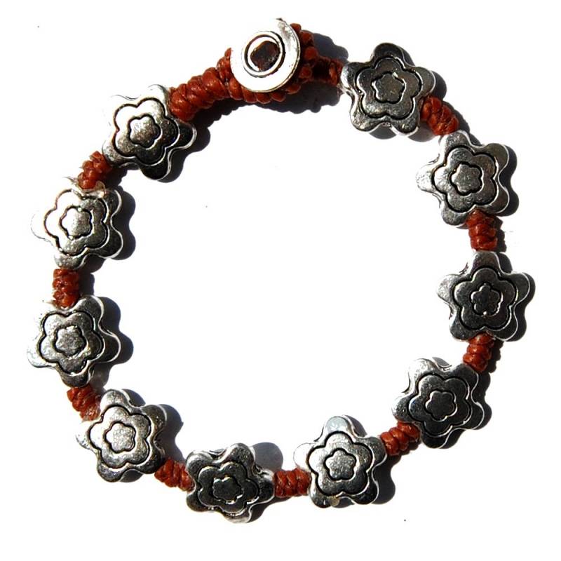 Seestern Sportswear Seestern Armband Modeschmuck nickelfreies Metal auf geflochtenem Viscose Band /1205 Meist gekauft