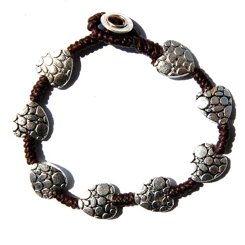 Seestern Sportswear Seestern Armband Modeschmuck nickelfreies Metal auf geflochtenem Viscose Band /1208