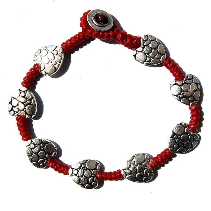 Seestern Sportswear Seestern Armband Modeschmuck nickelfreies Metal auf geflochtenem Viscose Band /1208 Blitzverkäufe