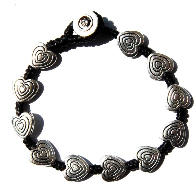 Seestern Sportswear Seestern Armband Modeschmuck nickelfreies Metal auf geflochtenem Viscose Band /1209