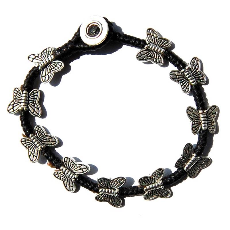 Seestern Sportswear Seestern Armband Modeschmuck nickelfreies Metal auf geflochtenem Viscose Band /1210
