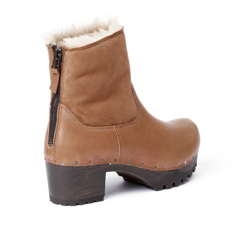 Softclox IRIS Washed Nappa/DF Velour camel Schlussverkauf