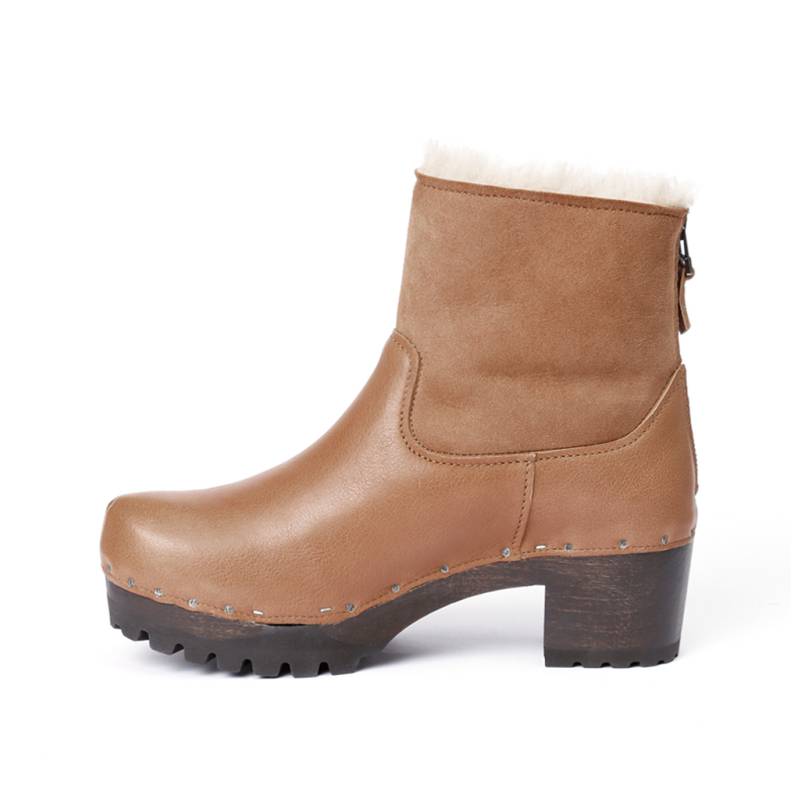 Softclox IRIS Washed Nappa/DF Velour camel Schlussverkauf