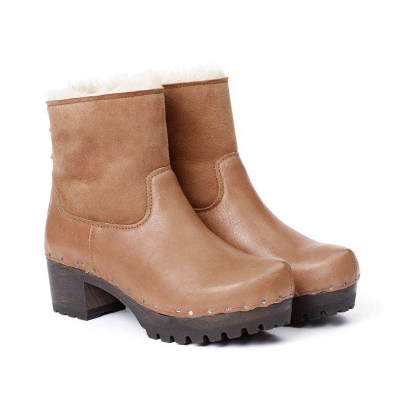 Softclox IRIS Washed Nappa/DF Velour camel Schlussverkauf