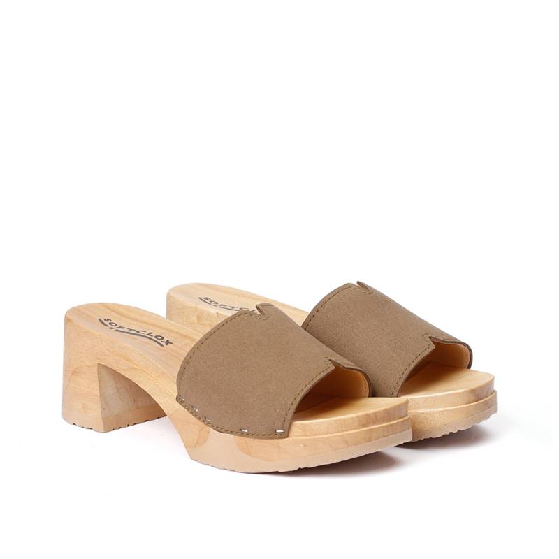 Softclox HENRIETTA vegan Velourseffekt tabacco (natur) Speichern exportieren