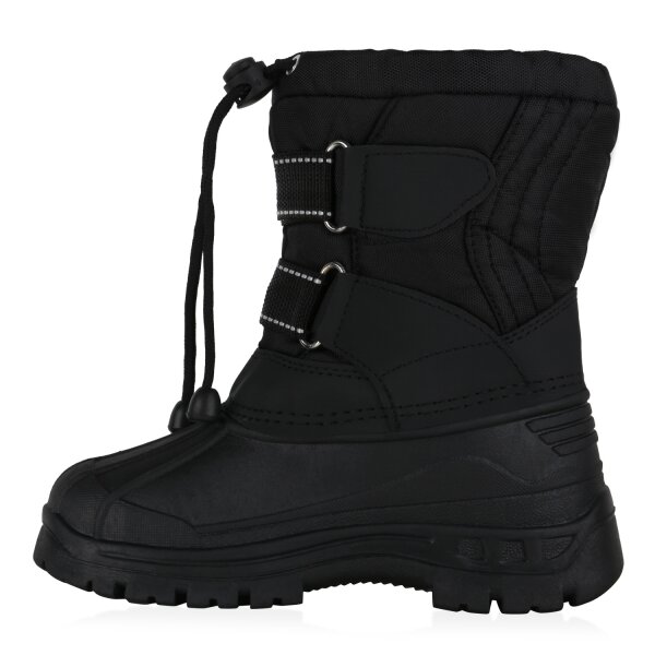 Stiefelparadies Kinder Winter Boots in Schwarz