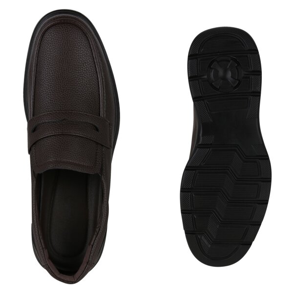 Stiefelparadies Herren Klassische Halbschuhe in Braun Outlet