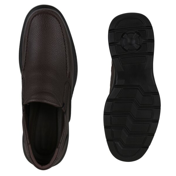 Stiefelparadies Herren Klassische Halbschuhe in Braun Auslauf