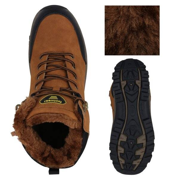 Stiefelparadies Herren Outdoor Schuhe in Hellbraun Günstiger Verkauf
