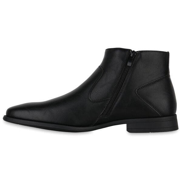 Stiefelparadies Herren Winter Boots in Schwarz