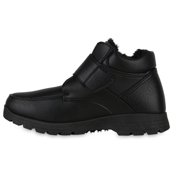Stiefelparadies Herren Winter Boots in Schwarz