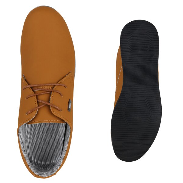 Stiefelparadies Herren Klassische Halbschuhe in Hellbraun Blitzverkäufe