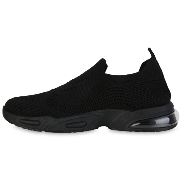 Stiefelparadies Herren Slip Ons in Schwarz Verkauf