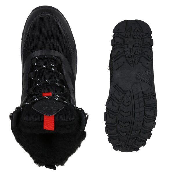 Stiefelparadies Herren Outdoor Schuhe in Schwarz Hotsell
