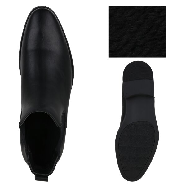 Stiefelparadies Herren Chelsea Boots in Schwarz Online