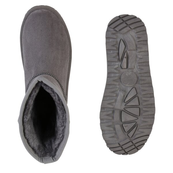 Stiefelparadies Damen Winter Boots in Grau Outlet