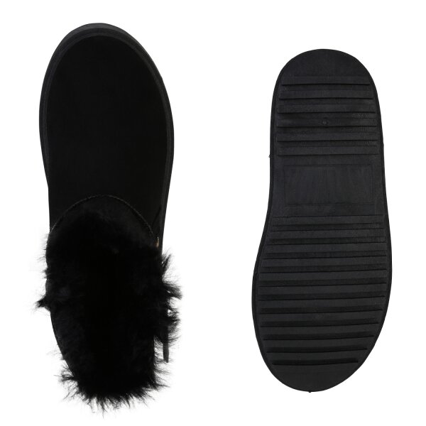 Stiefelparadies Damen Winter Boots in Schwarz Hotsell