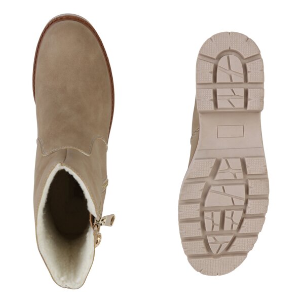 Stiefelparadies Damen Klassische Stiefeletten in Khaki Online