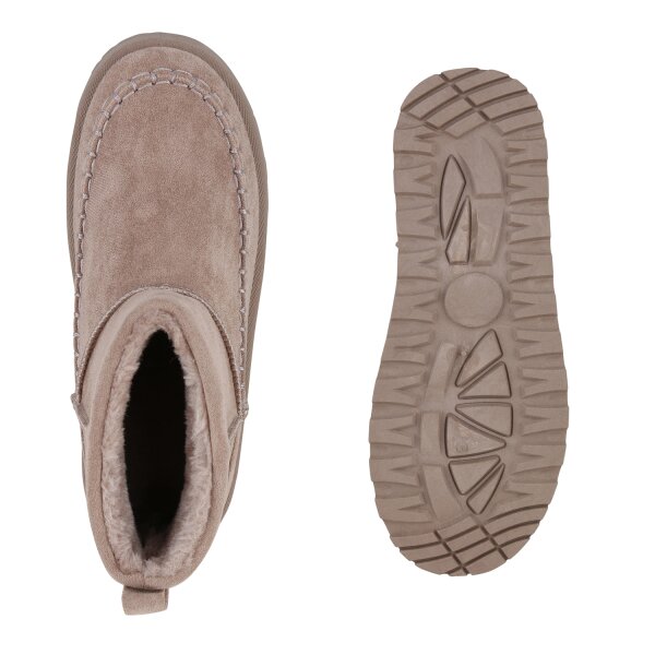 Stiefelparadies Damen Winter Boots in Schlamm Hotsell