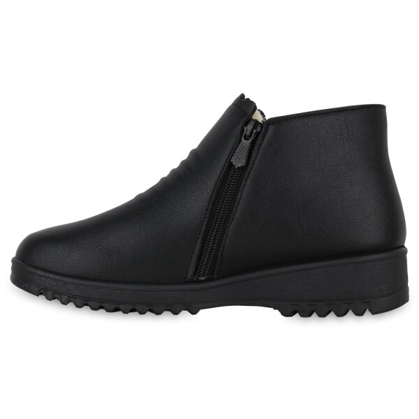Stiefelparadies Damen Winter Boots in Schwarz