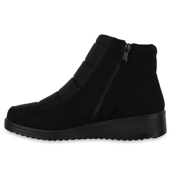 Stiefelparadies Damen Winter Boots in Schwarz