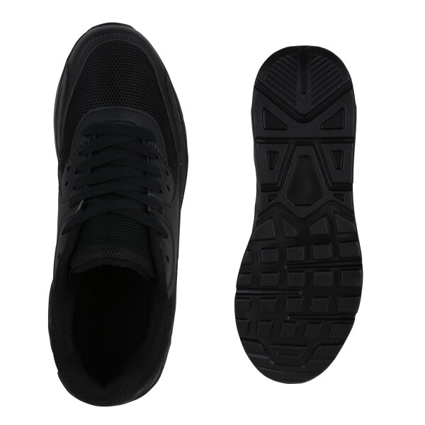 Stiefelparadies Damen Laufschuhe in Schwarz Outlet
