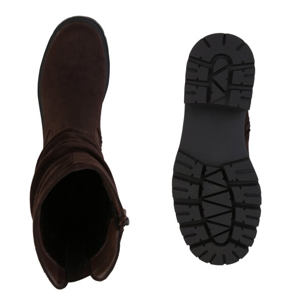 Stiefelparadies Damen Klassische Stiefel in Braun Angebote