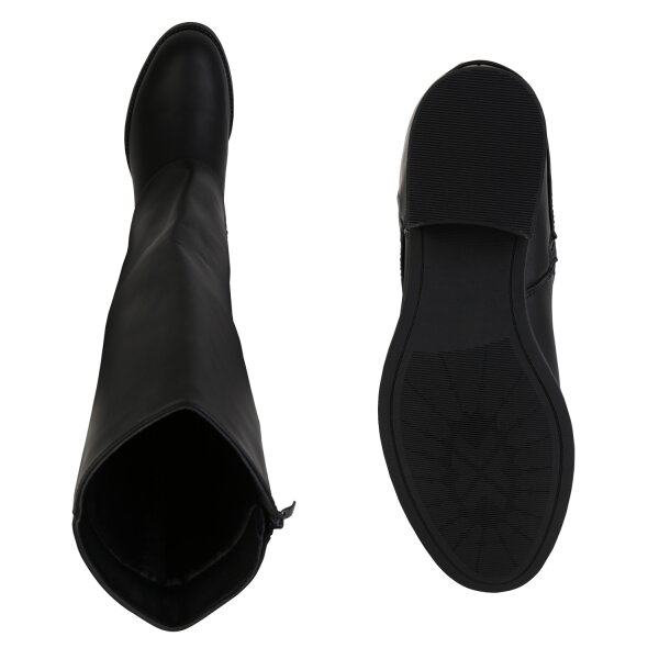 Stiefelparadies Damen Klassische Stiefel in Schwarz im Angebot