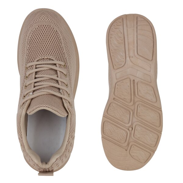 Stiefelparadies Damen Laufschuhe in Khaki Tägliche Deals