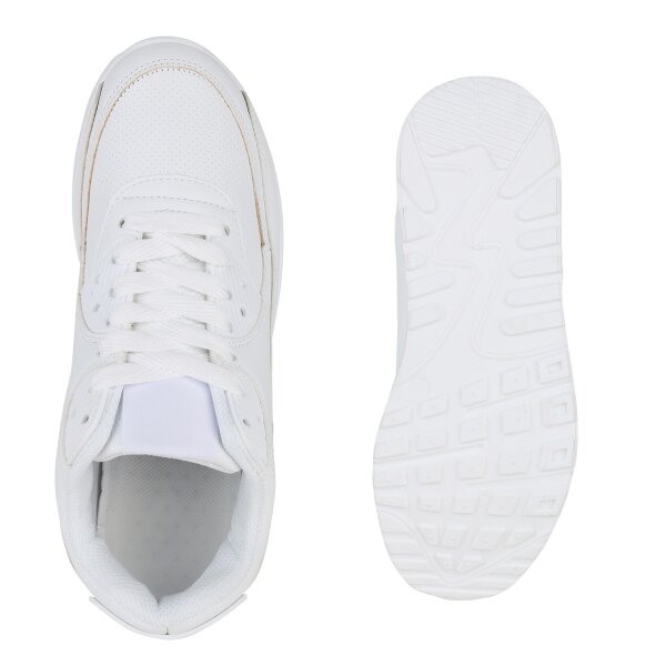Stiefelparadies Damen Laufschuhe in Weiss Sonderangebote