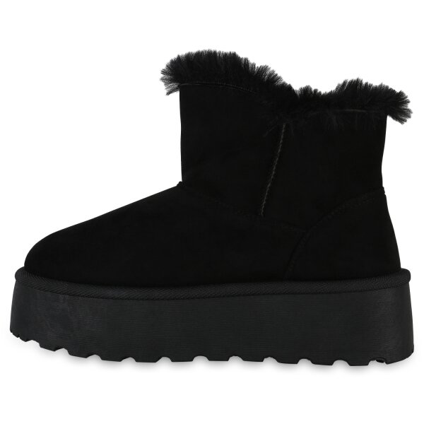 Stiefelparadies Damen Winter Boots in Schwarz Neueste Stile
